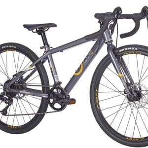 Byk E-540x9 9 Speed Disc Brake Kids Gravel Bike Slate Grey/gold