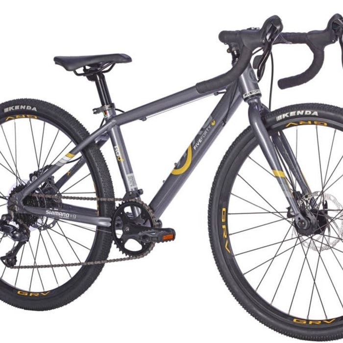 Byk E-540x9 9 Speed Disc Brake Kids Gravel Bike Slate Grey/gold