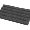 Smarcute 1 Piece - 50cm x 81cm Non-slip Thick Soft Chenille Bath Mat Rug Grey