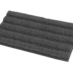 Smarcute 1 Piece - 50cm x 81cm Non-slip Thick Soft Chenille Bath Mat Rug Grey