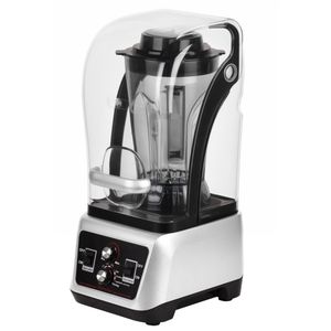 YOPOWER 4.5L Low Noise Commercial Blender with Soundproof Shield