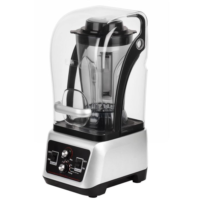 YOPOWER 4.5L Low Noise Commercial Blender with Soundproof Shield