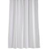 Barelli 180 x 180cm White Textured Polyester Shower Curtain