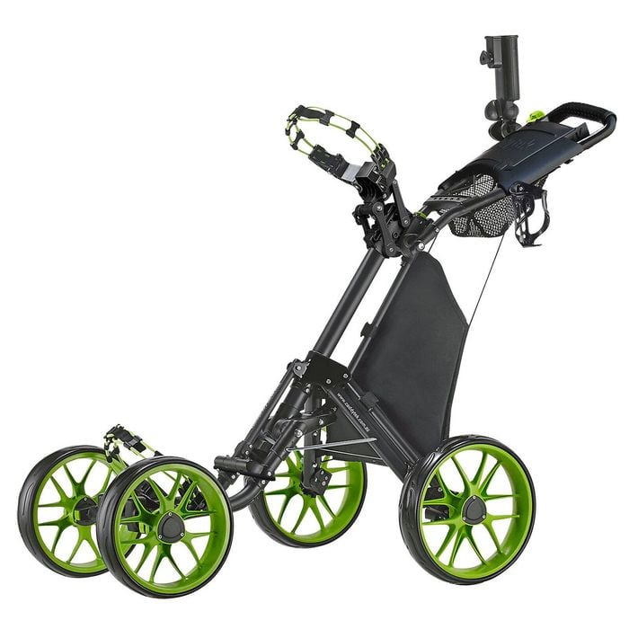 CaddyTek CaddyCruiser ONE Pro 4-Wheel Golf Buggy - Lime