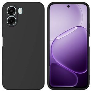 MEZON OPPO A6x 5G Slim Black TPU Gel Back Case Wireless Charging Compatible