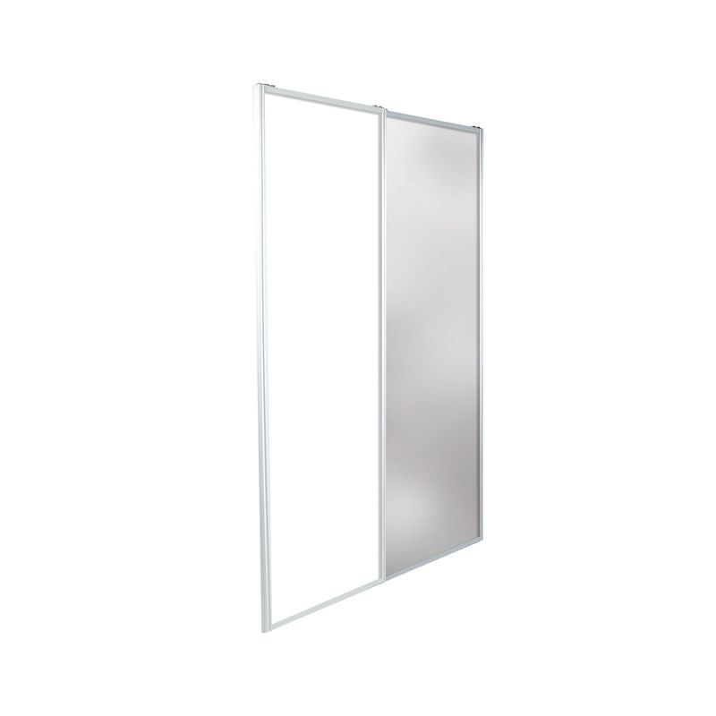 Lugna 2100 x 1201 - 1800mm 1 Mirror 1 Melamine 2 Door Combo Package