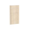 Kaboodle 400mm Almond Oak Modern Wastebin Panels - 2 Pack