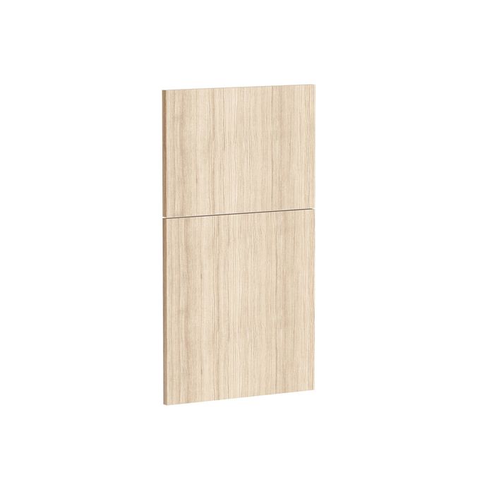 Kaboodle 400mm Almond Oak Modern Wastebin Panels - 2 Pack