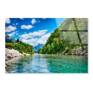 Oca River And Alps  Print 100% Australian Made 50 x 40cm  (Acrylic)