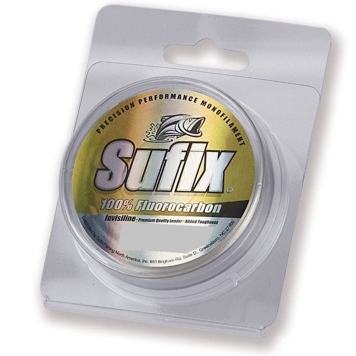 20m Spool of 2lb Sufix 100% Fluorocarbon InvisiLine Fishing Leader