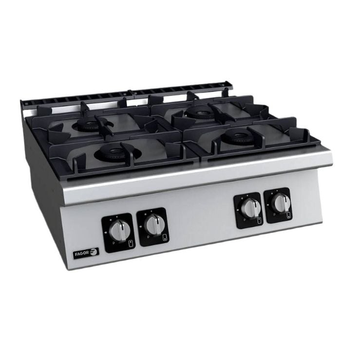 Fagor 700 Series Natural Gas 4 Burner Ss Boiling Top  - Commercial Gas Cooktops (CG7-40H)