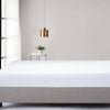 Gioia Casa 100% Jersey Cotton Soft Stretchy Breathable Fitted Sheet - White - King