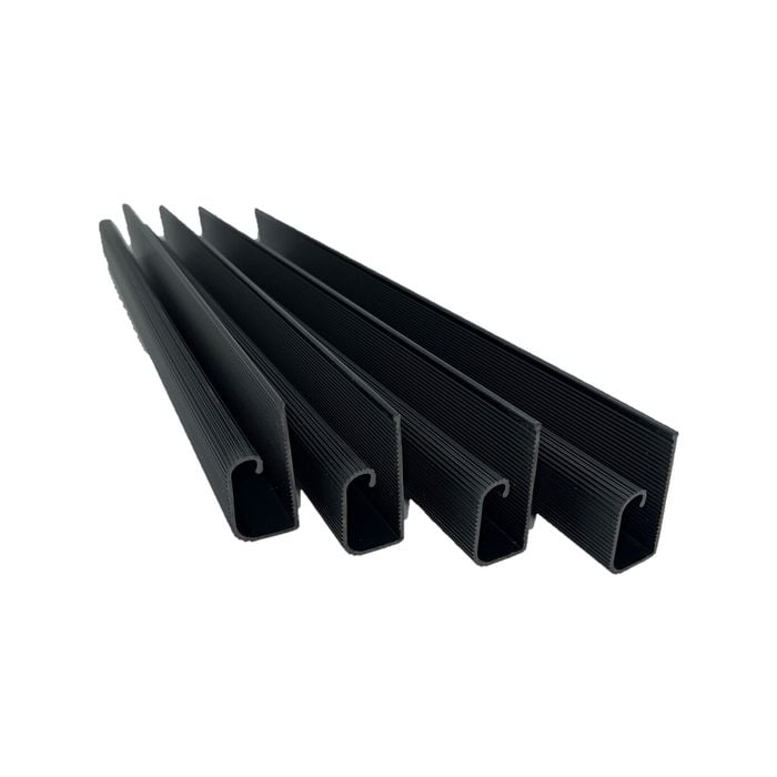 Click 4 x 400mm Under desk Cable Channel Organiser - 4 Pack