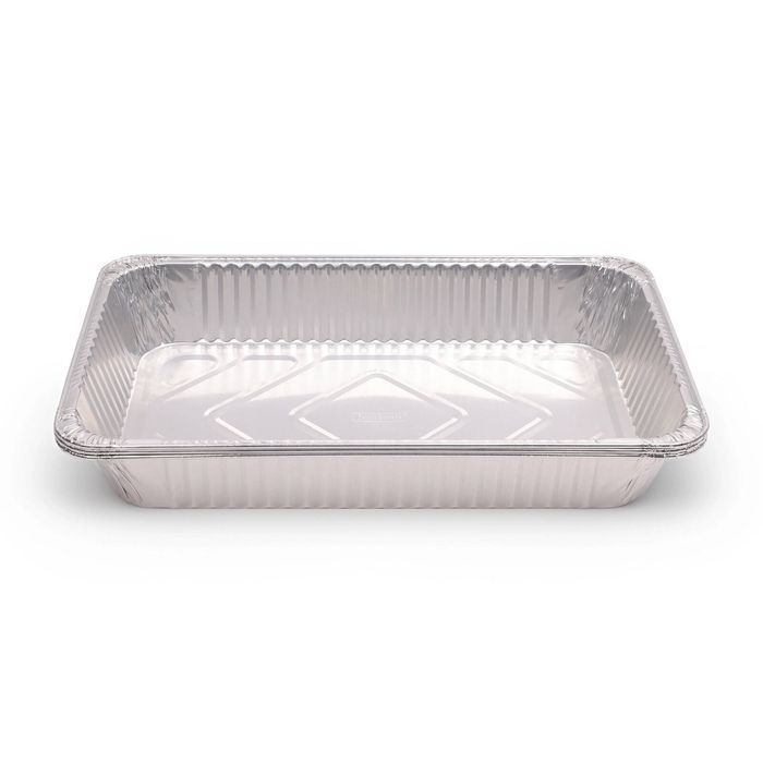 Jumbuck Large Rectangular Foil Trays - 3 Pack