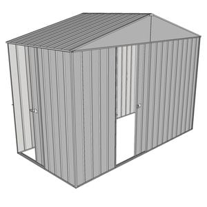 Build-a-Shed 3.0 x 1.5 x 2.3m Gable Single Sliding Side Door Shed - Zinc