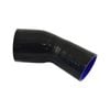 Takashi Black Silicone Hose 45 Degree Reducing Elbow 3.5" To 3" (89-76mm)