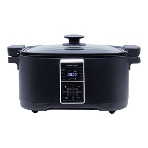 Morphy Richards Digital 6.5L Slow Cooker Matte Black 10 Preset Functions