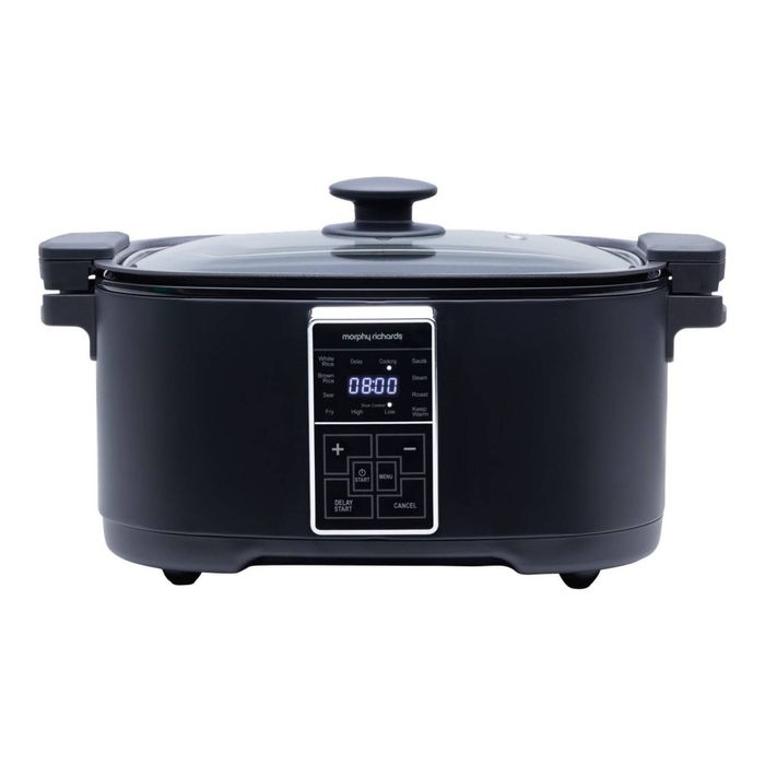 Morphy Richards Digital 6.5L Slow Cooker Matte Black 10 Preset Functions