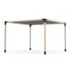 Toja 3.66 x 3.66m Grid Pergola Kit W/Sail