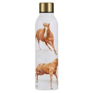 Ashdene Horses By Charlotte Chestnut Drink Bottle Water Flask 6.8x24.5cm