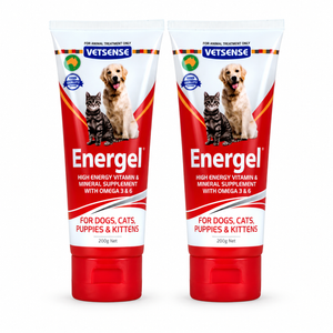 Vetsense Energel 200g 2 Pack | 400g Dog & Cat Supplement