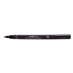 Uni Pin Fine Line Drawing Pen 12pcs (Black) (0.05mm)