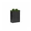 Olg Tempo Sliding Door Credenza Narrow With Planter Black W900mm X D450mm X H1220mm