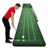 Advwin Golf Putting Mat, Foldable Golf Practice Mat with Auto Ball Return & 5 Holes, Distance Markers - Perfect Gift