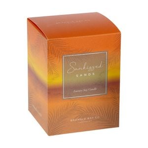 Bramble Bay Ocean Sunkissed Sands Soy Candle W/ Decorations Home Fragrance 300g