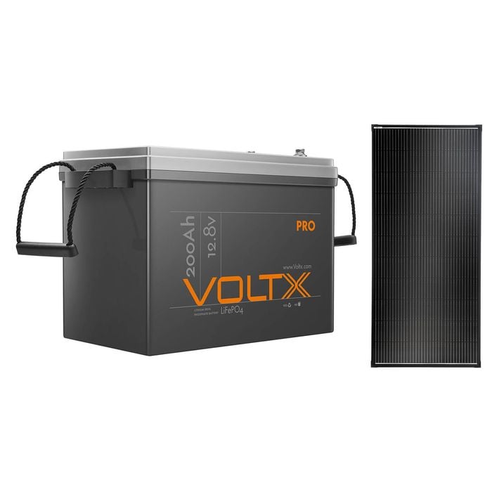 Voltx 12v 200ah Lithium Battery 200a Bms 5 Year Warranty (gift 200w Solar Panel)