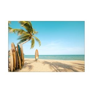 Artey | Tropical Surf - Stretched Canvas - Stretched Canvas - 100 x 150cm