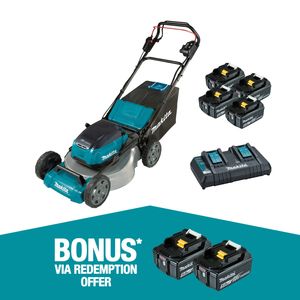 Makita 18Vx2 Brushless 534mm Self-Propelled Lawn Mower Kit