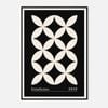 Galrie Bauhaus 1919 Geometric Abstract Art Print for Modern Decor, Black Frame, A4 21 x 30cm (8 x 12inch)