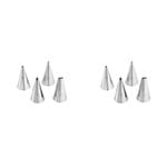 2 x 4pc Wiltshire Cake Decorating Writing Piping Tip Nozzles
