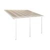 Canopia 3 x 3 x 4.25m White/Clear Feria DIY Pergola Kit