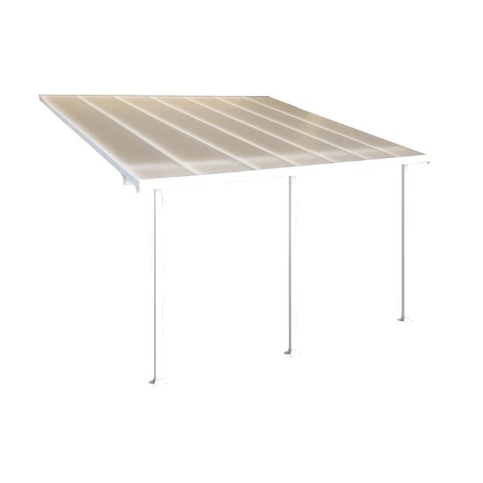 Canopia 3 x 3 x 4.25m White/Clear Feria DIY Pergola Kit