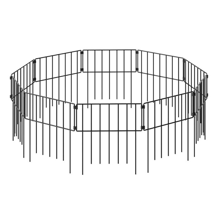 Mountview 10 Pack Steel Garden Border Fence