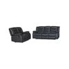 Recliner PU Leather 3+2 Seater Black