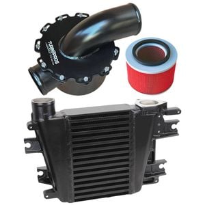 Upgrade Aluminium Intercooler And Air Box For Nissan Patrol Zd30 3.0l Direct Injection 2000-2007