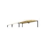 Mimosa 3 x 4m Porto Lean To Wall Replacement Gazebo Canopy