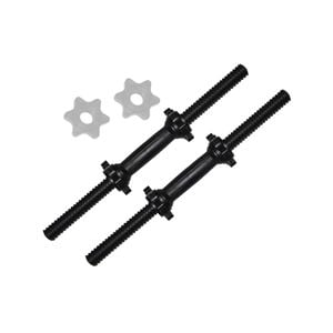 45cm PVC Coated Dumbbell Bar - 25mm Diameter