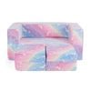 Costway Macaron Color Double Seater Luminous Sofa