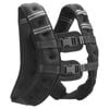 VEVOR Weighted Vest Black with Reflective Stripe Adjustable Buckle Body for Strength Training