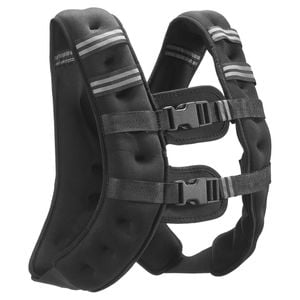 VEVOR Weighted Vest Black with Reflective Stripe Adjustable Buckle Body for Strength Training