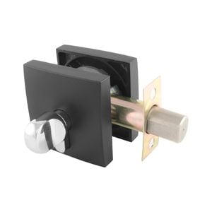 Gainsborough Matt Black G2 Series Smooth Square Single Cylinder Deadbolt