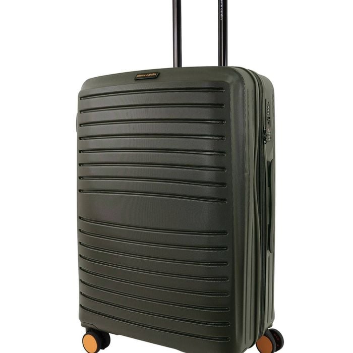 Pierre Cardin Classic Large 163L Hard Shell Case Suitcase Travel Luggage Olive