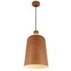 Melo Oak Shade 1 Light Pendant