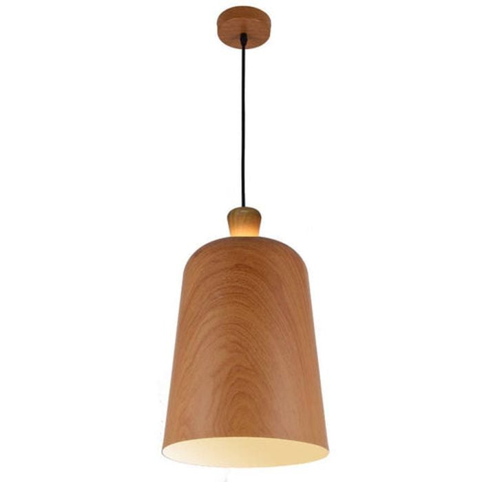 Melo Oak Shade 1 Light Pendant