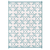 Fab Habitat 270x360cm Sea Green Syracuse Floral Pattern Foldable Waterproof Large Camping Mat