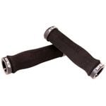 JetBlack Softy Foam Lock On Black Grips Black Rings